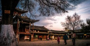 The Ancient Stage in Shaxi Old Town, Dali