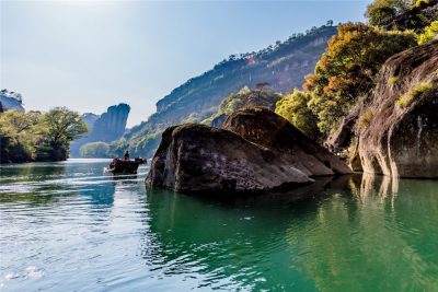 Jiuqu Stream in Wuyi Mountain, Fujian