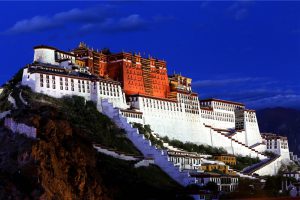 The Potala Palace in Lhasa, Tibet