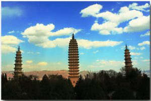 Three Pagodas and Chongsheng Monastery in Dali